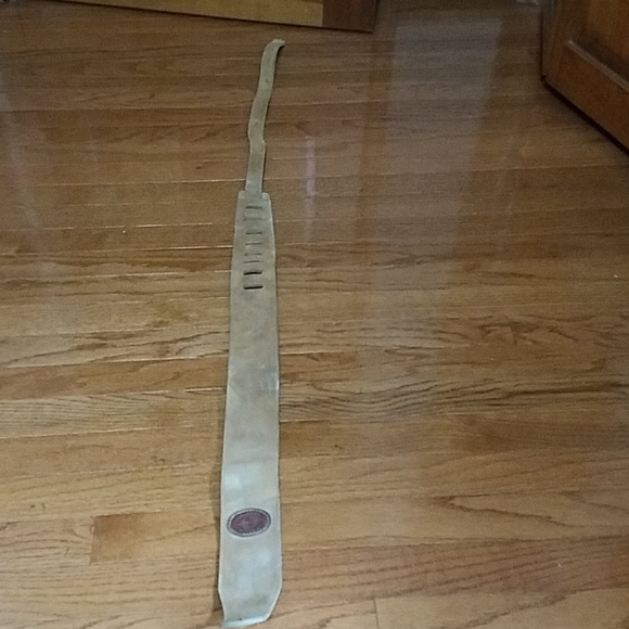 🔥Tan leather Guitar Strap 🎸 - Picture 1 of 4